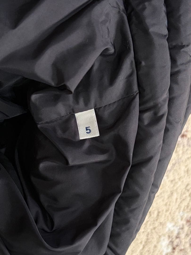 モンクレール モランデレス ダウンジャケット キルティング ネイビー サイズ5