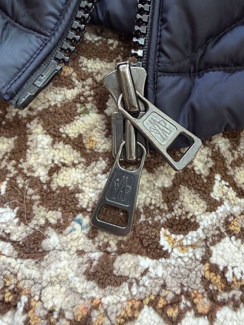 モンクレール モランデレス ダウンジャケット キルティング ネイビー サイズ5