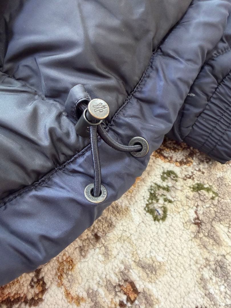 モンクレール モランデレス ダウンジャケット キルティング ネイビー サイズ5