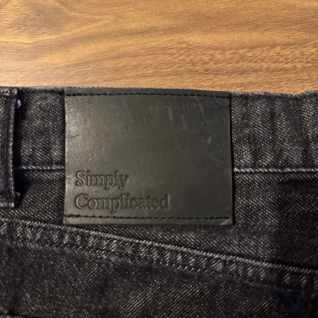 パンツ simply complicated BF JORTS BLACK 2