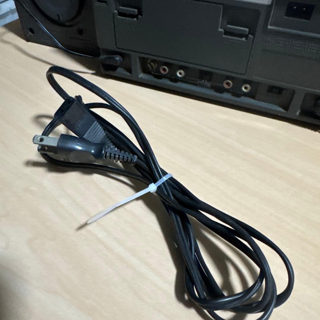 SHARP QT-37Gシャープ ラジカセ　昭和レトロ　おしゃれ　ヴィンテージ