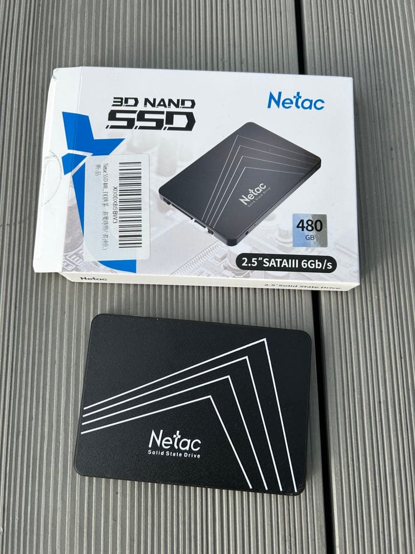 Netac 480GB & SUW EAST 2TB SSDセット