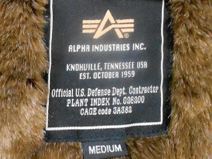 ALPHA INDUSTRIES アルファ N-1 デッキ ジャケット