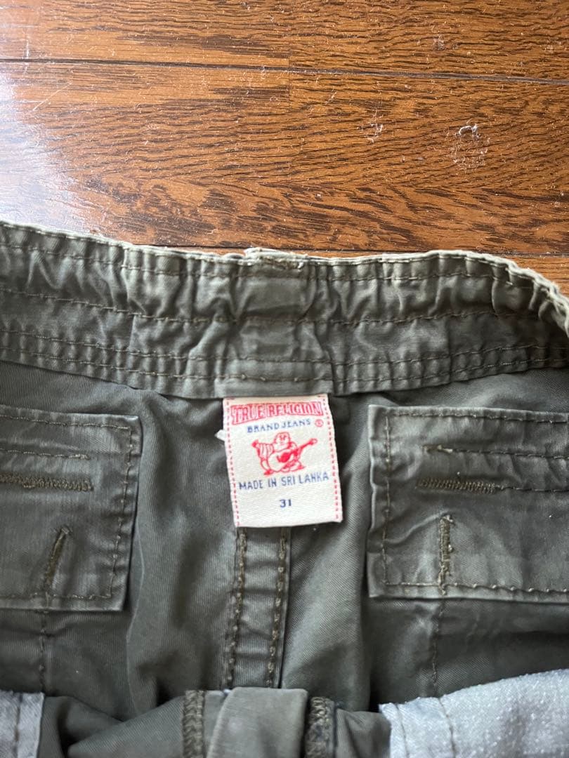 希少廃盤レア正規 TRUE RELIGION トゥルーレリジョン カーゴパンツ