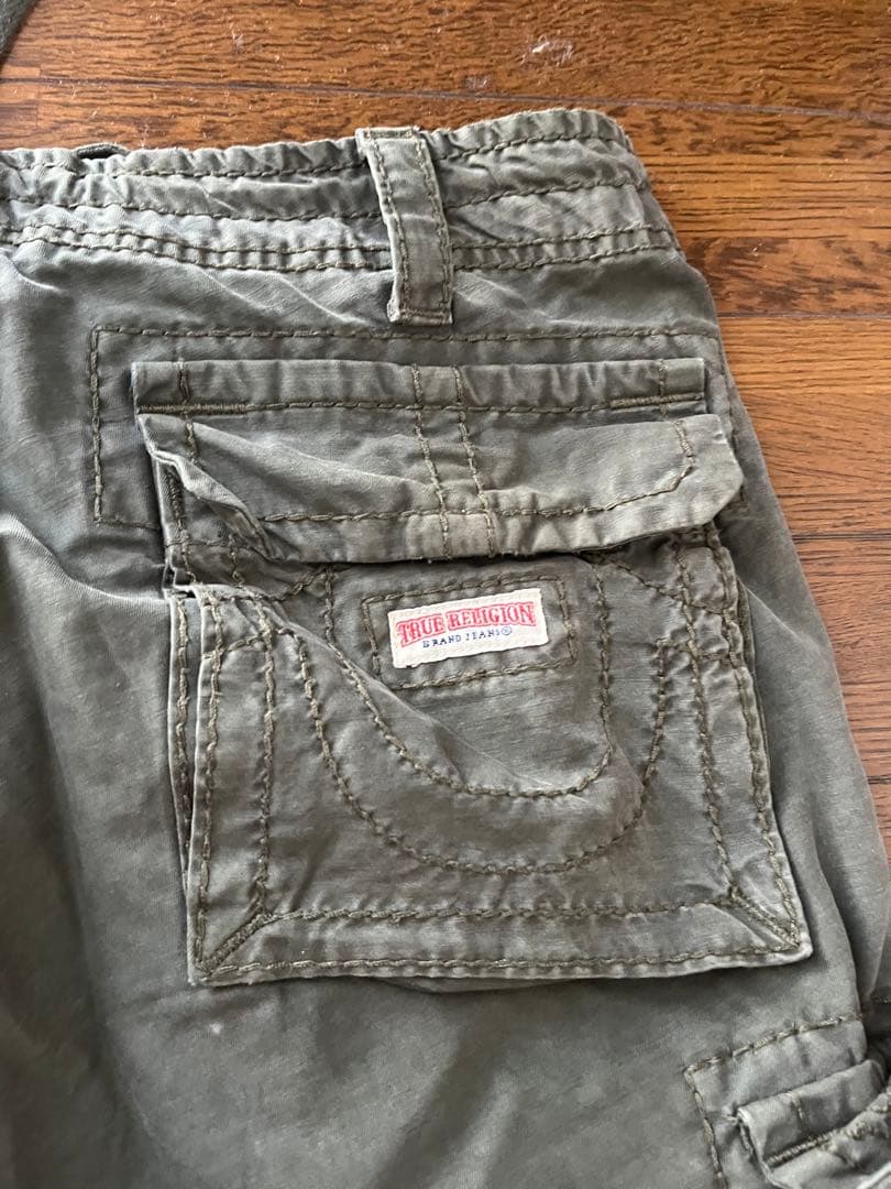 希少廃盤レア正規 TRUE RELIGION トゥルーレリジョン カーゴパンツ