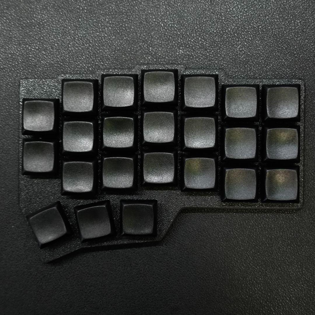 【完成品】46キー自作キーボード 無線化 ロープロファイル