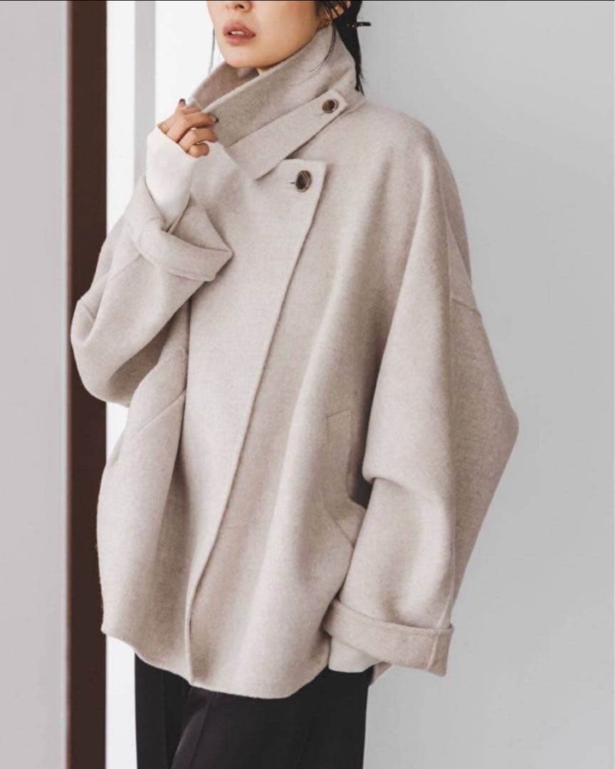 【NOBLE】Super160sリバードルマンショートコート新品未使用