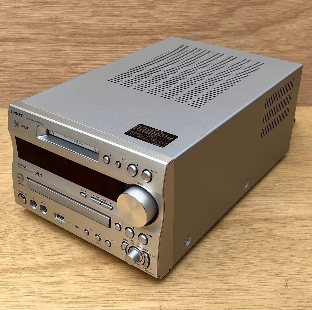【美品動作品】ONKYO FR-N9NX(S) CD/MDチューナーアンプ