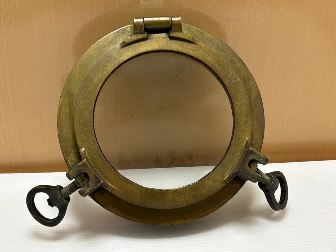 真鍮開閉丸窓 船舶　丸窓 現状出品 詳細不明　ジャンク品