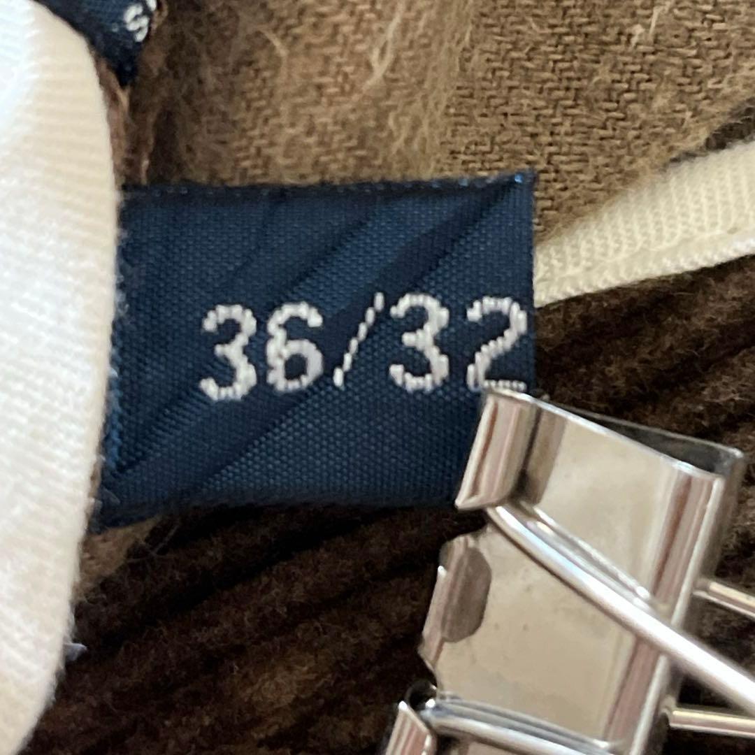 skPolo Ralph Lauren 太畝コーデュロイパンツ 茶 36x