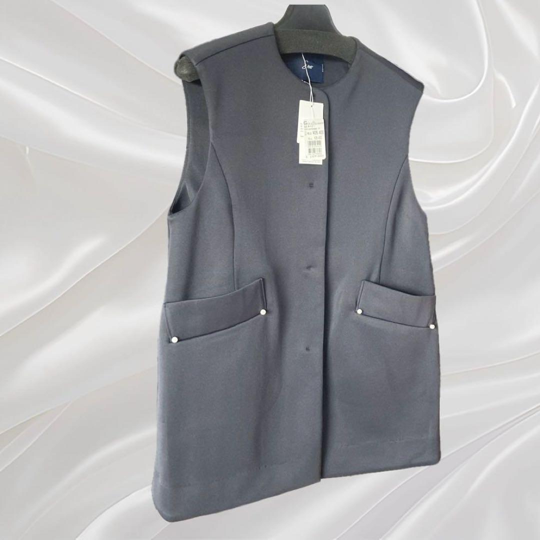 【新品タグ付き】　【SONO ソーノ】定価26400円　マシュマロチュニックジレ