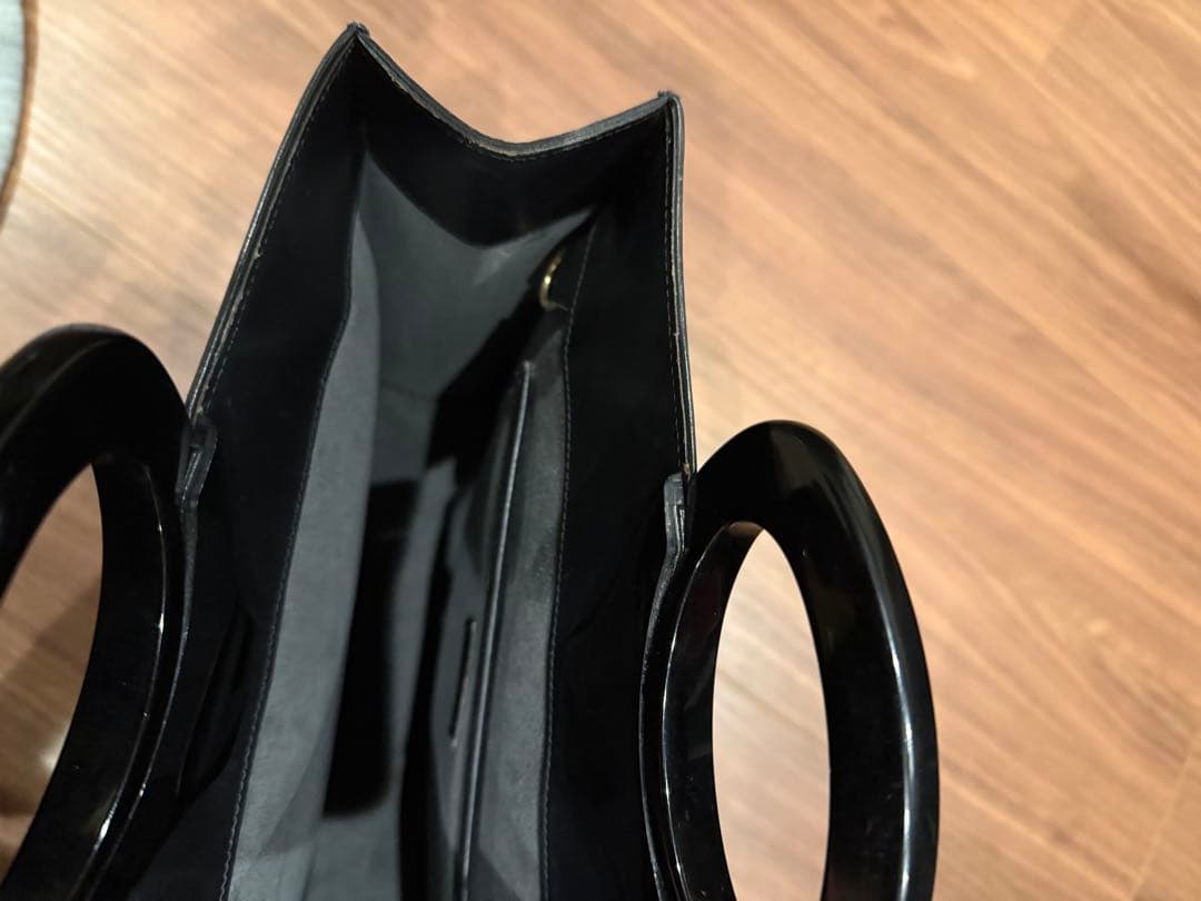 ルイヴィトン エピ オンブル ハンドバッグ LVロゴ レザー ノワール