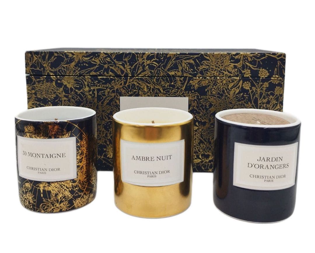 Christian Dior アロマキャンドル 3個セット