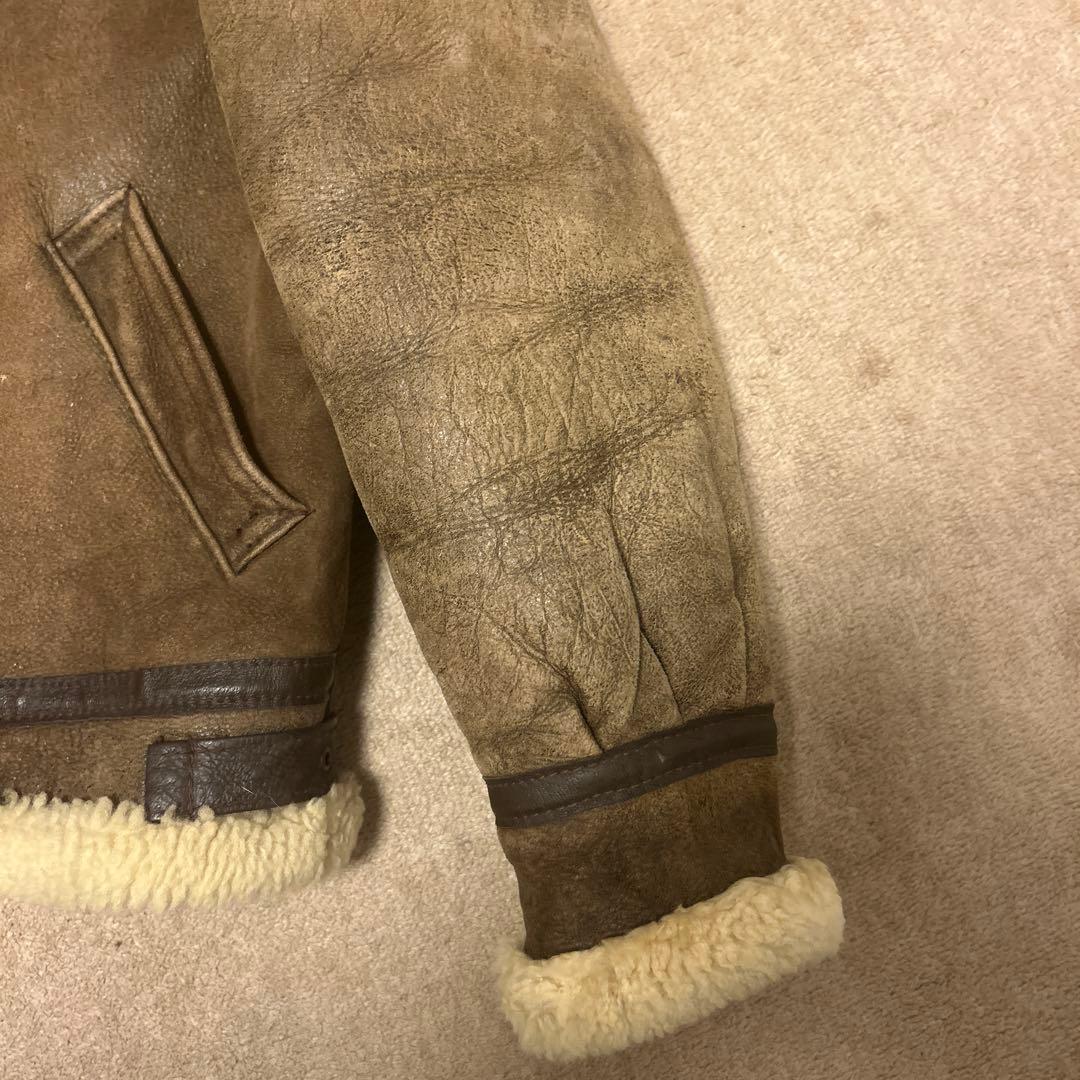 schottショット　B-3 フライトジャケット　40 リアルムートン　羊革