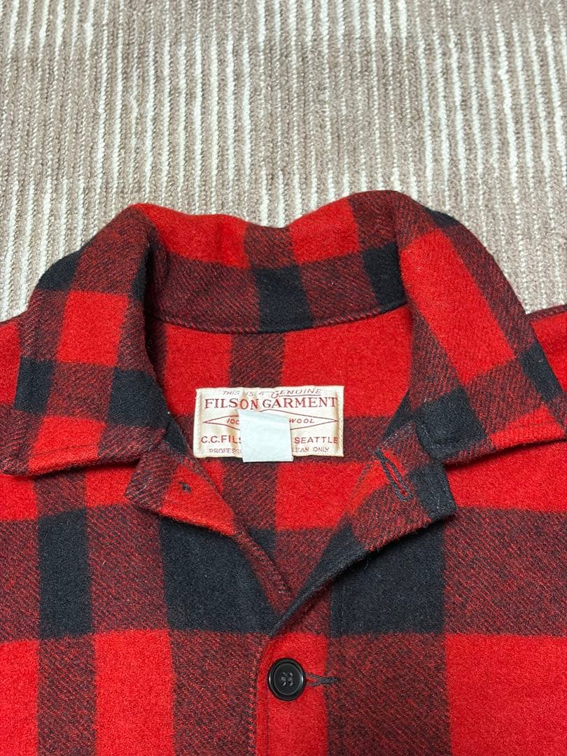 フィルソンのシングルマッキーノクルーザージャケット　ハンティングウールジャケット