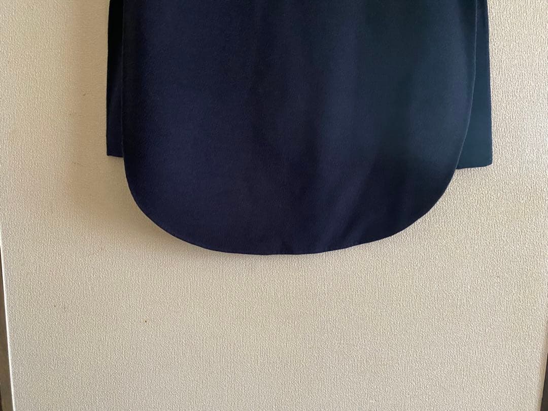 デプレ ライトダブルフェイスシャギー ノーカラージレ