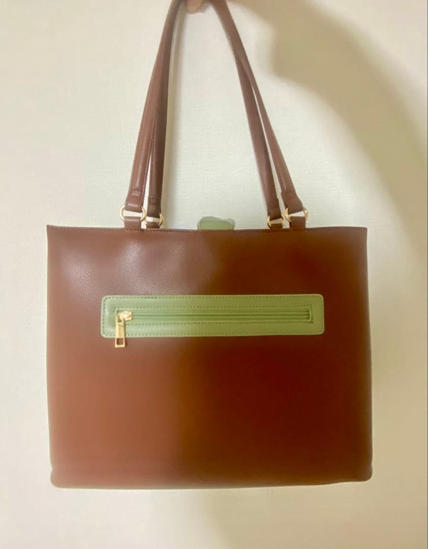 新品未使用　12Twelve Agenda mimiコラボ　配色A4トートバッグ