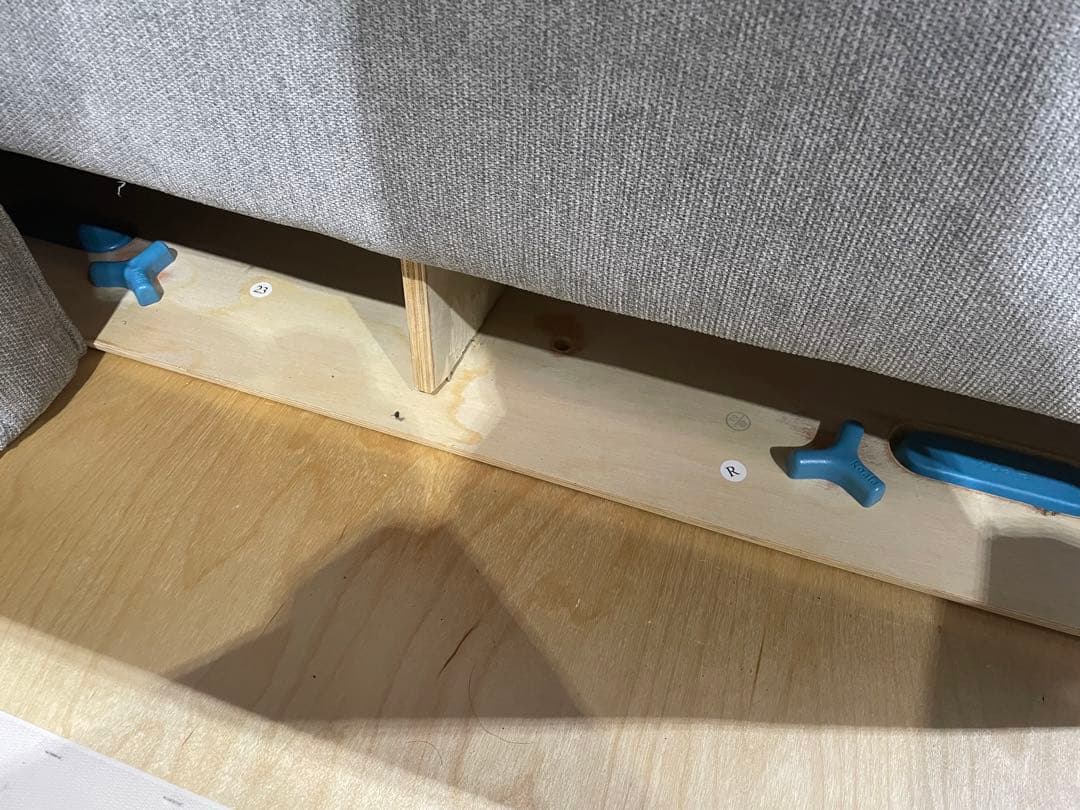 【岐阜六条直接引取歓迎】コアラマットレス ソファベッド　シングル　グレー