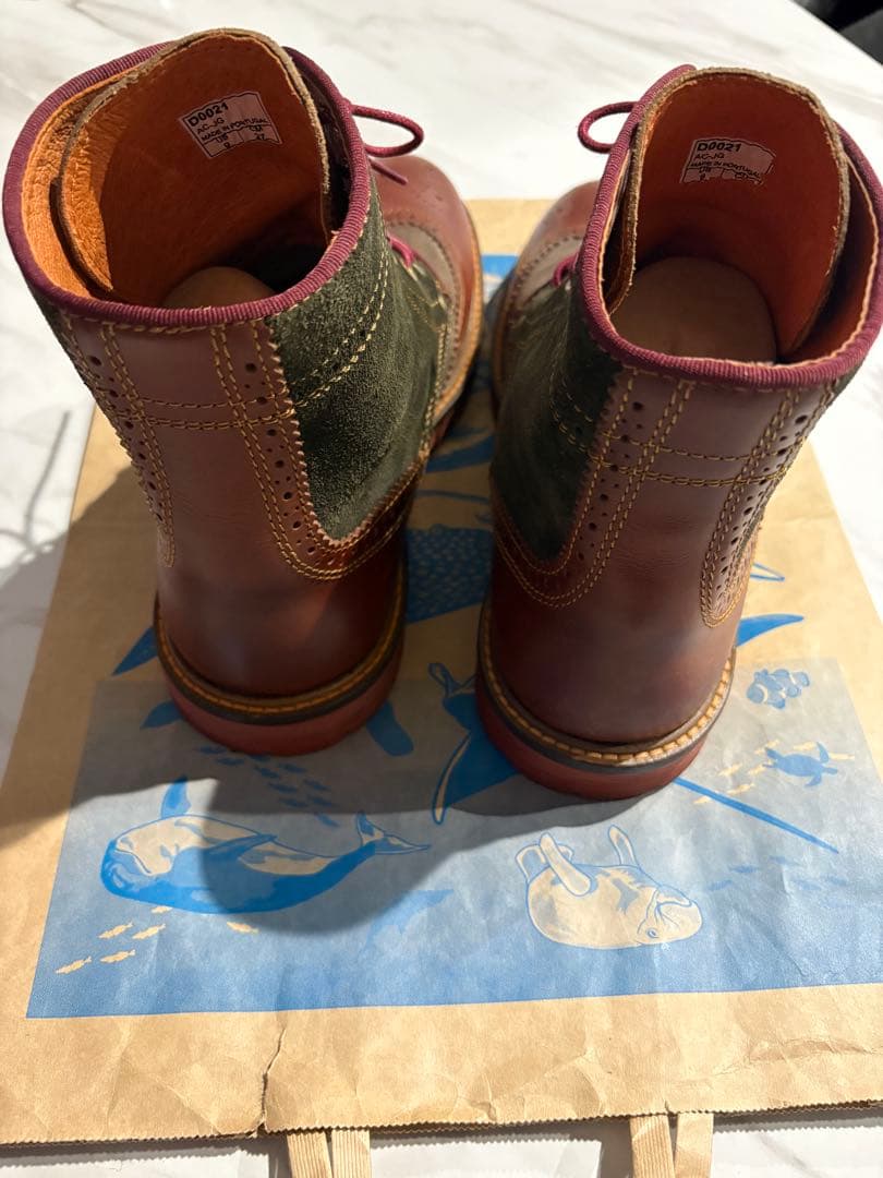 ダナー メダリオン ウイングチップ ワークブーツ D0021 ブラウン