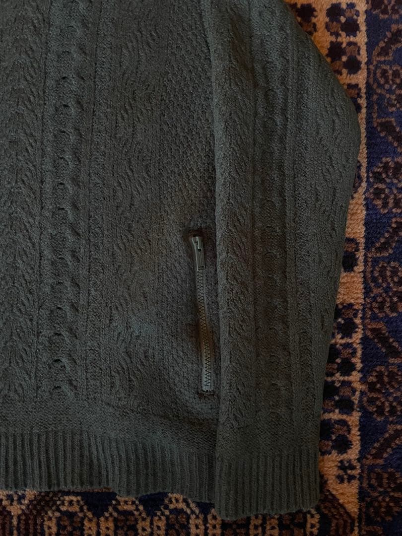 希少 UNDERCOVER FISHERMAN ZIP POCKET KNIT