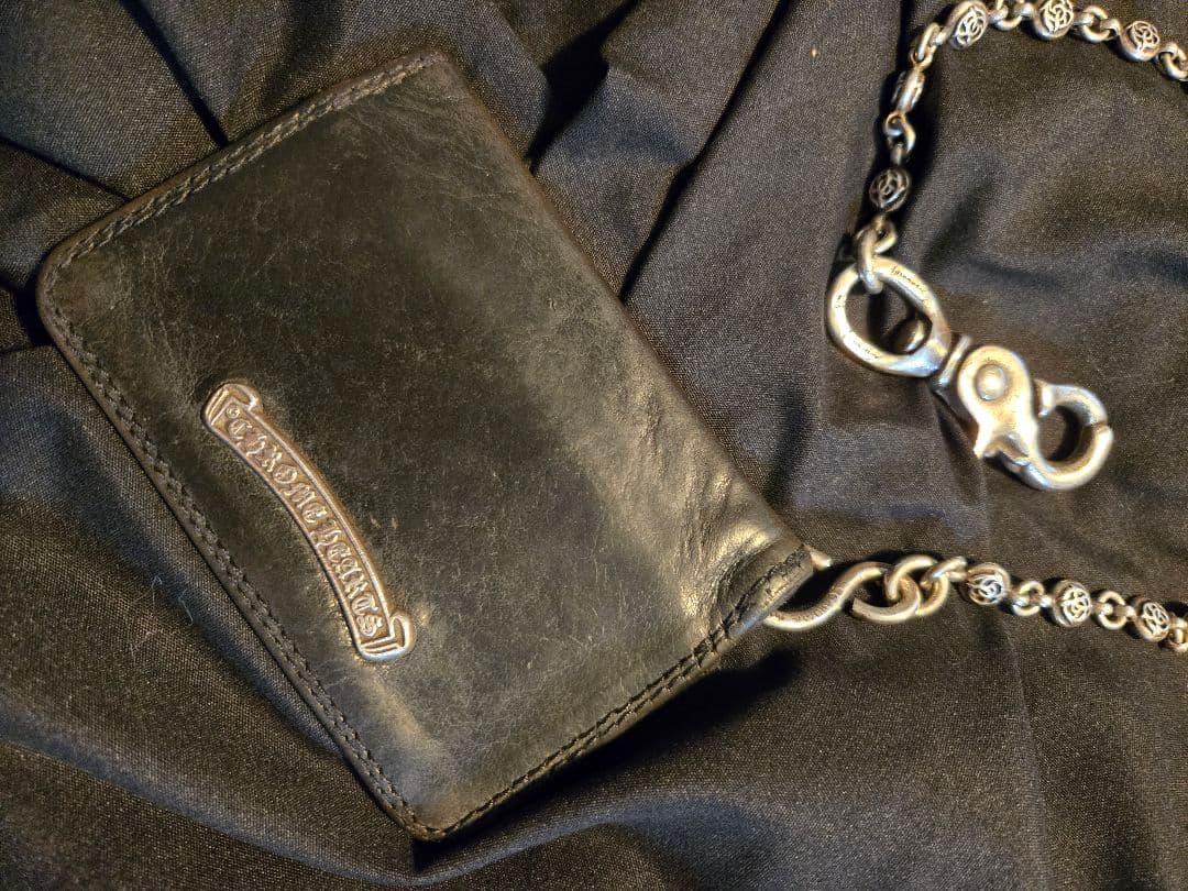 稀少 クロームハーツ SHORT-Sフラワーボールウォレットチェーン