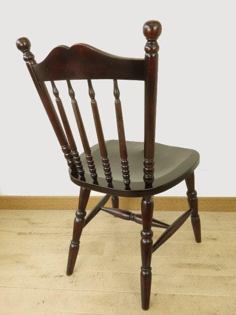 北海道民芸家具　HM６２６　椅子　再塗装済　ＵＳＥＤ