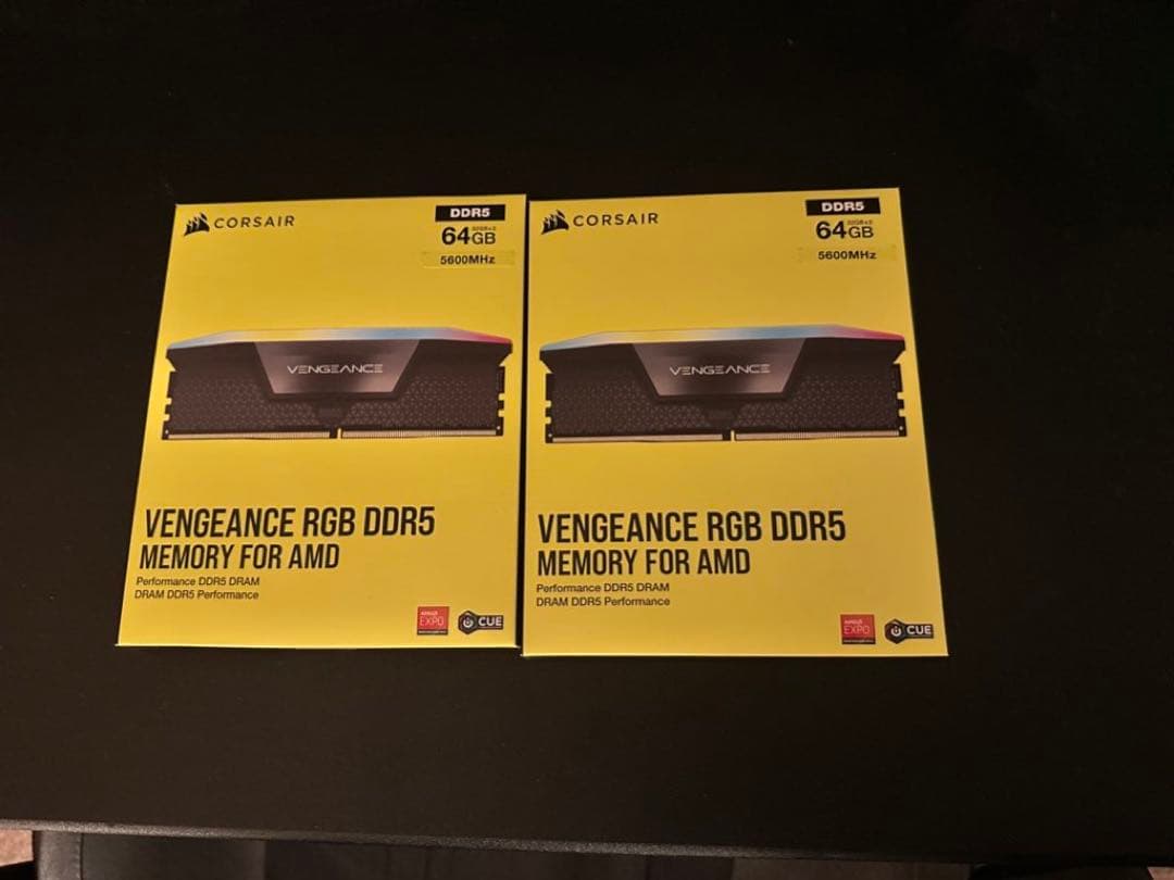 メモリー Corsair Vengeance RGB DDR5 32Gx4