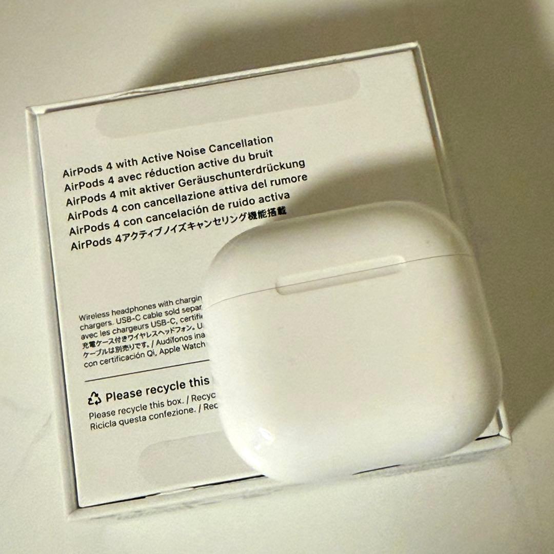 【美品】AirPods 4（ANC搭載モデル）｜2025年11月購入