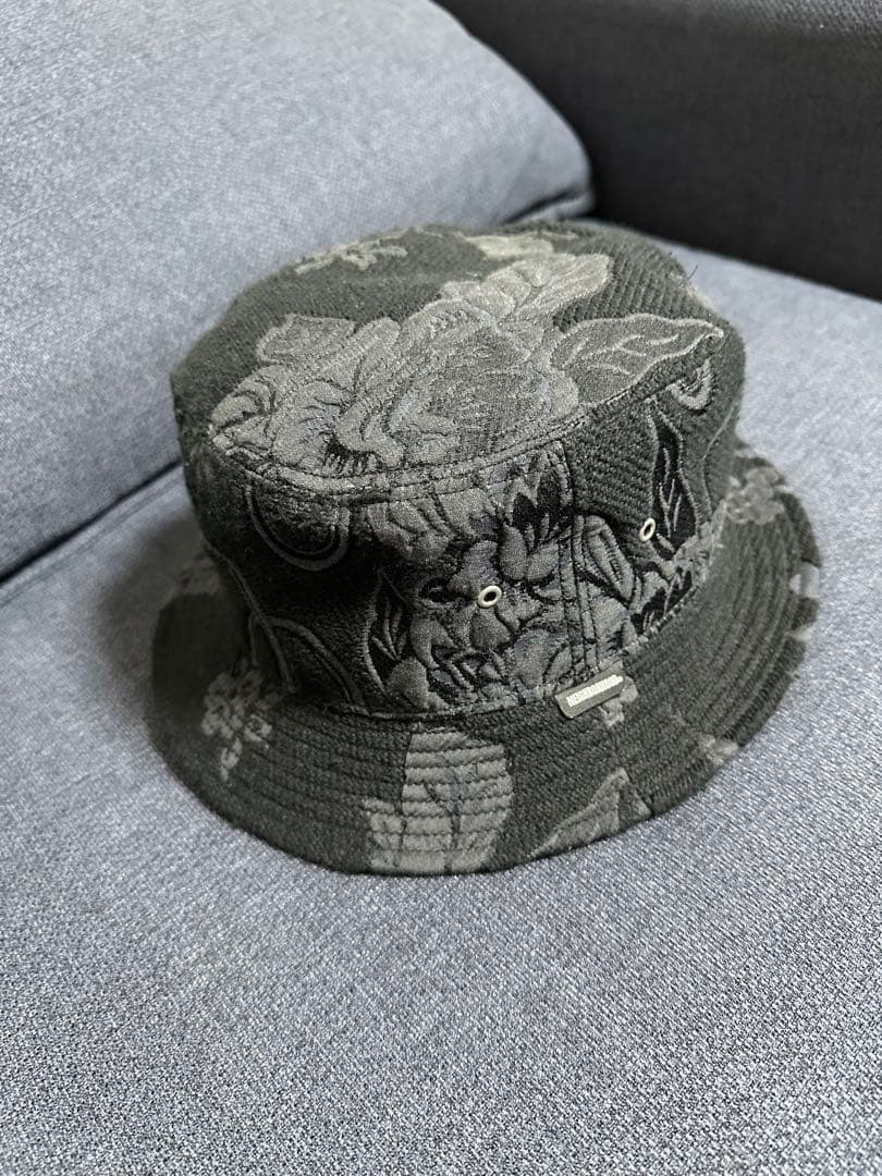 NEIGHBORHOOD ネイバーフッド 23AWジャガード柄バケットハットBK