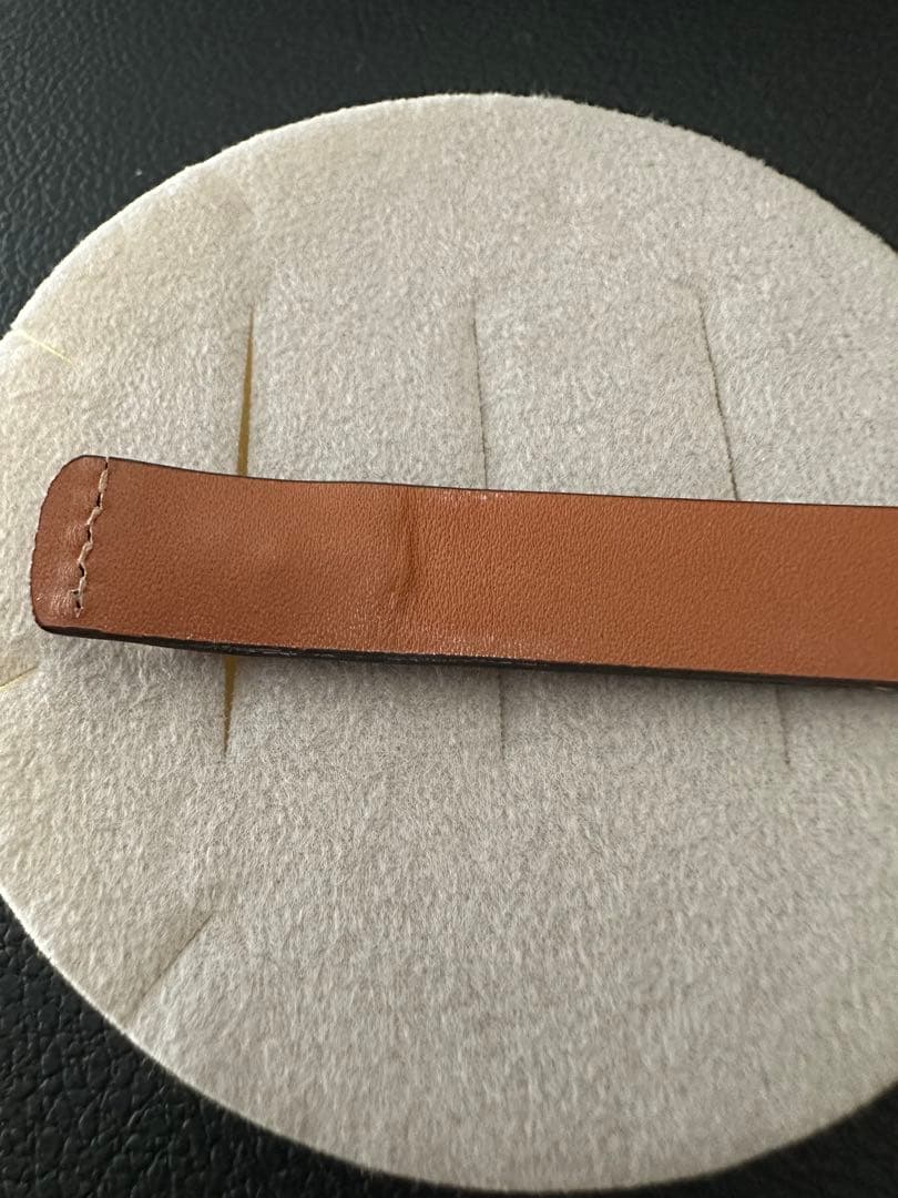 MAISON BOINET メゾンボワネ　レザーバングル　ゴールド金具