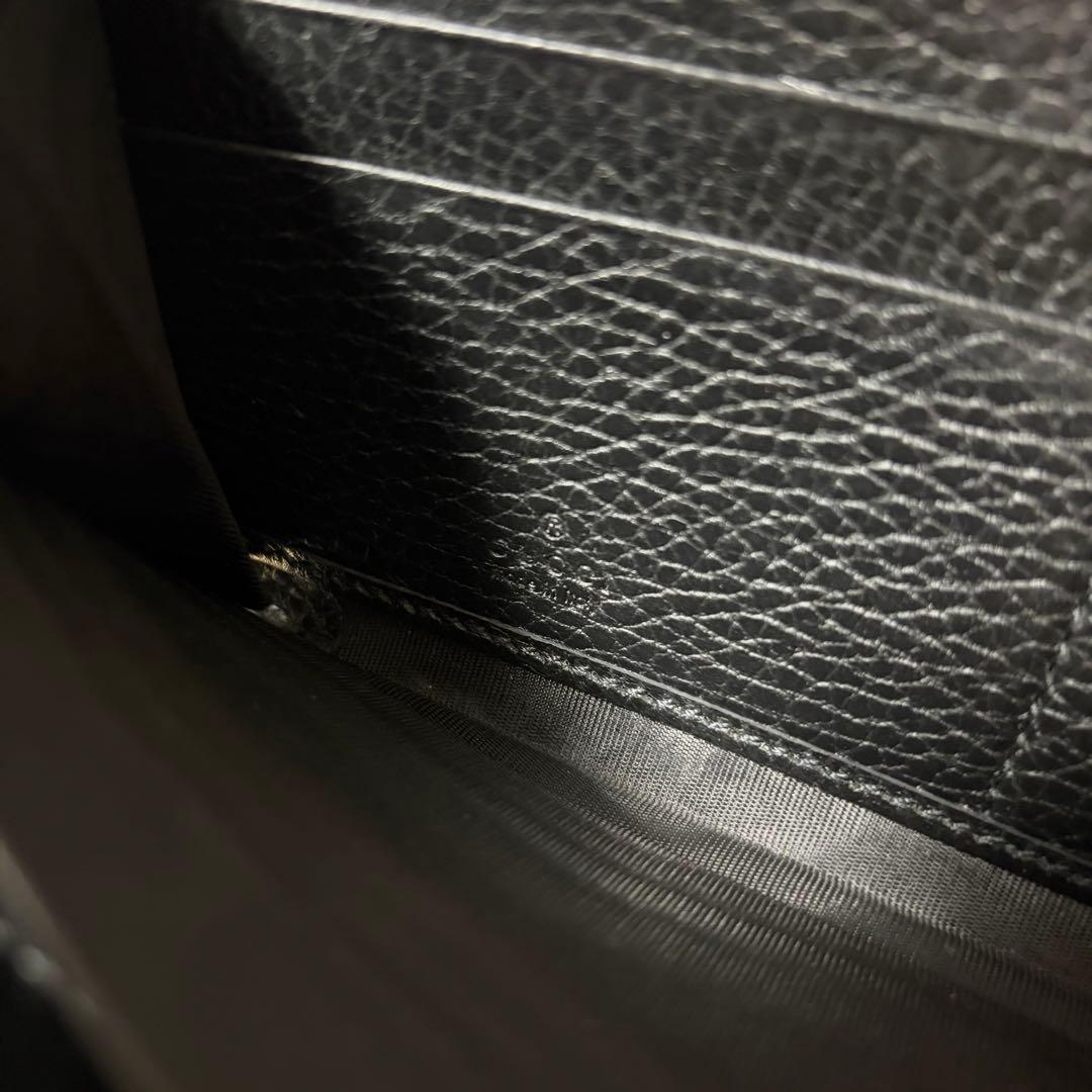 GUCCI ラウンドファスナー マーモントGGロゴ 金具