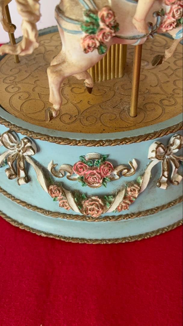 【ビンテージ 】フランクリンミント カルーセルオルゴール 天使