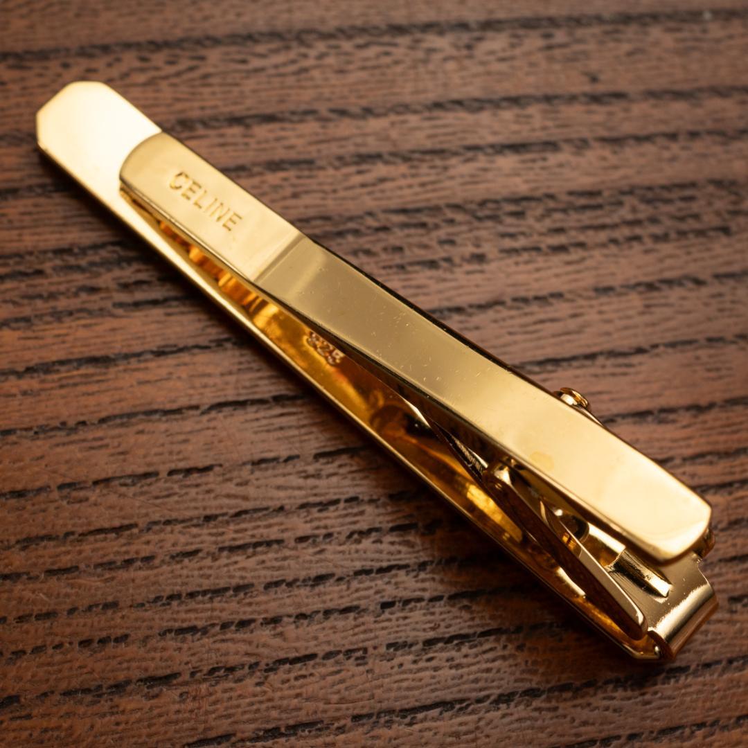 CELINE セリーヌ シルバー925 ネクタイピン マカダム柄