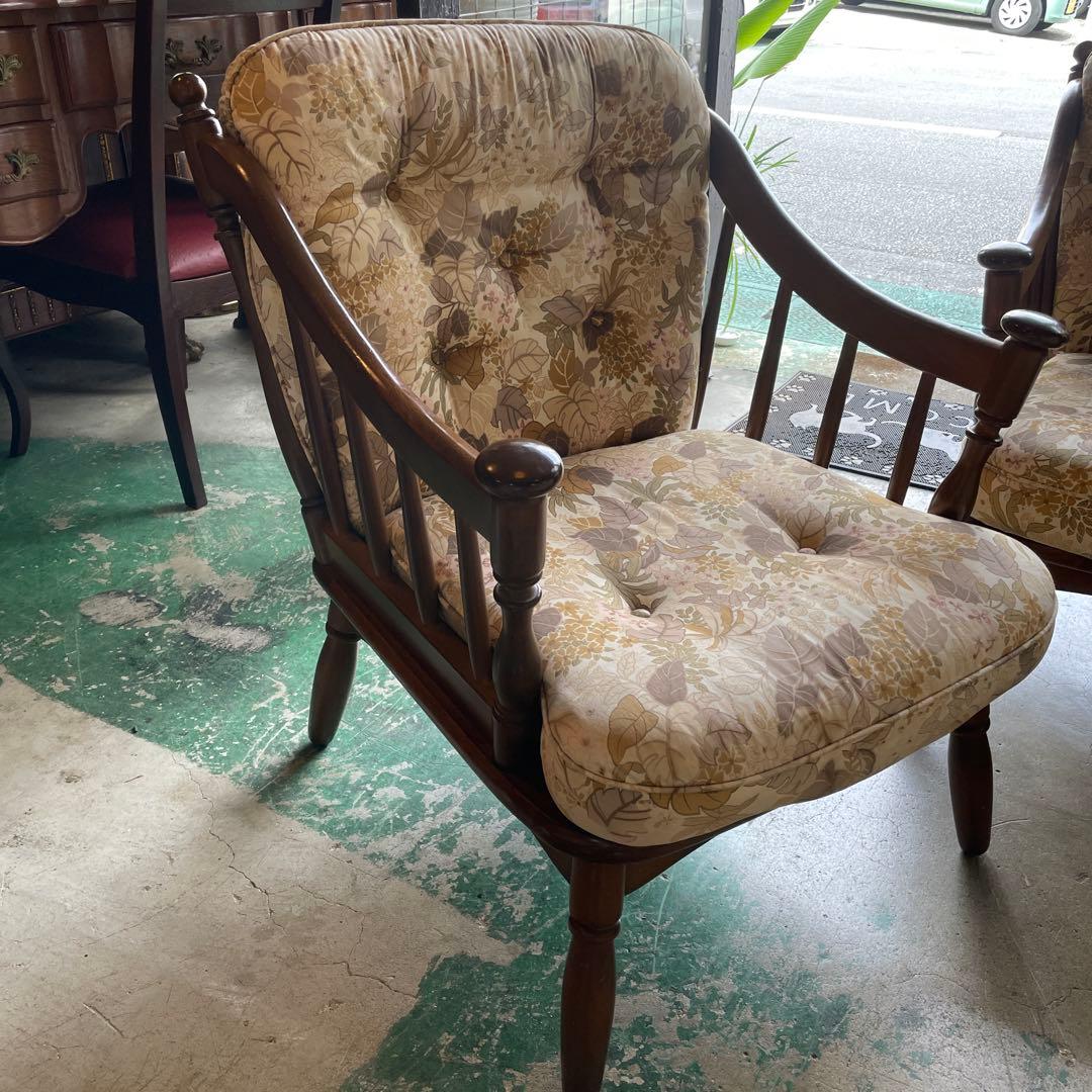 アンティーク，ソファ3点セット