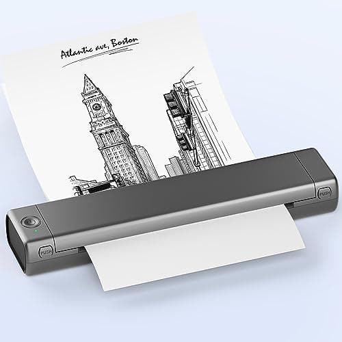 Itari M08F-A4 携帯モバイルプリンタコピー機 家庭用portablA