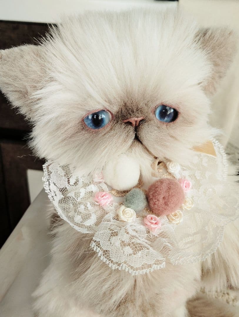 おふぅちゃんオーダー❤ライラックポイント♡子猫ちゃん♡アートドール♡ぬいぐるみ♡
