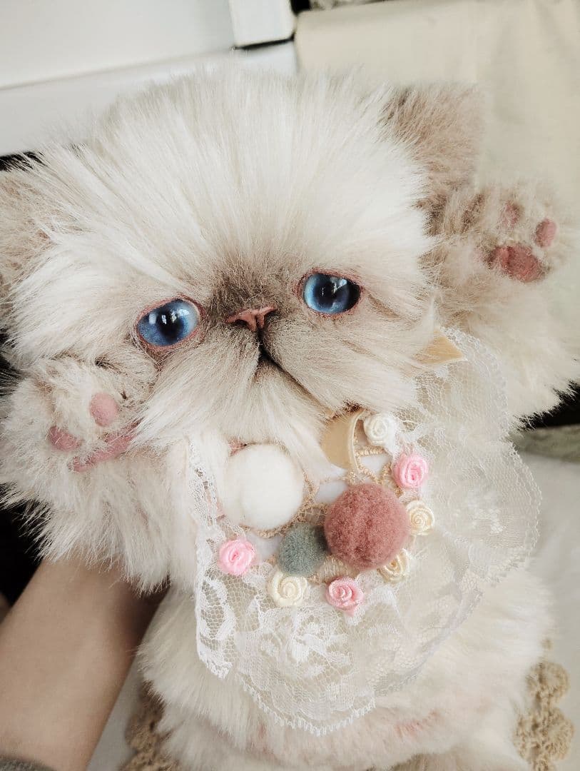 おふぅちゃんオーダー❤ライラックポイント♡子猫ちゃん♡アートドール♡ぬいぐるみ♡