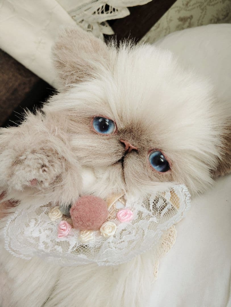 おふぅちゃんオーダー❤ライラックポイント♡子猫ちゃん♡アートドール♡ぬいぐるみ♡