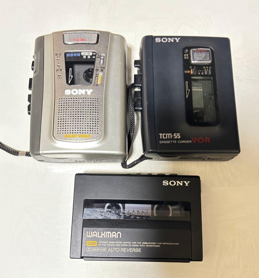 Sony カセットプレーヤー　　3点セット