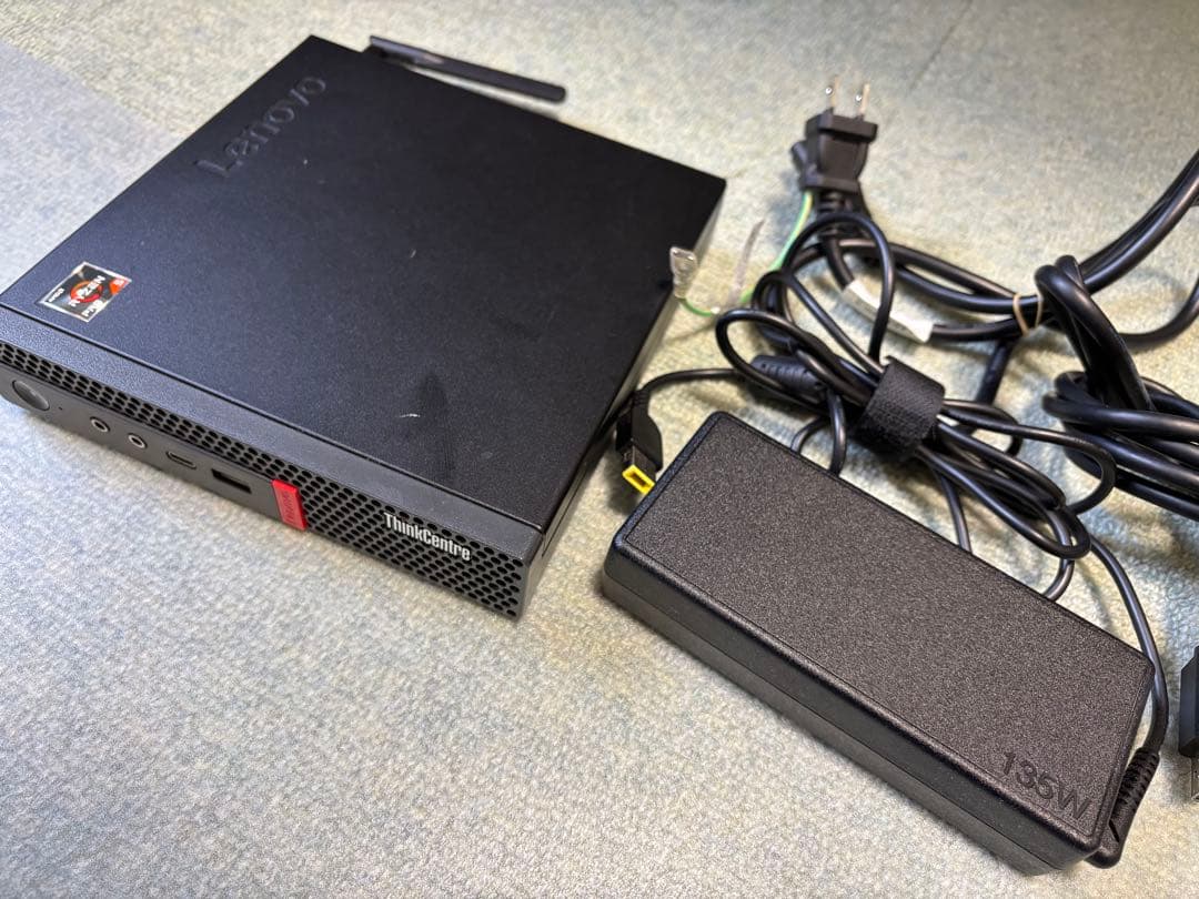 ミニPC Lenovo Thinkcentre m75q tiny 135w 16GB