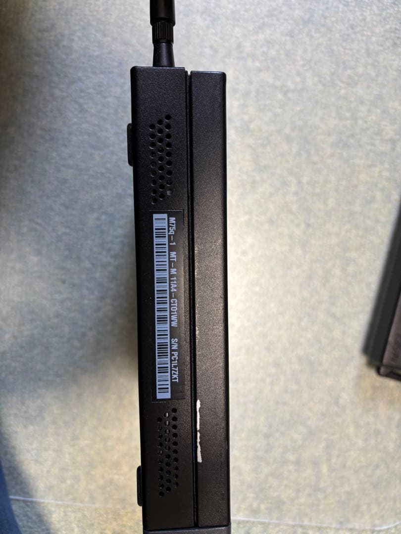 ミニPC Lenovo Thinkcentre m75q tiny 135w 16GB