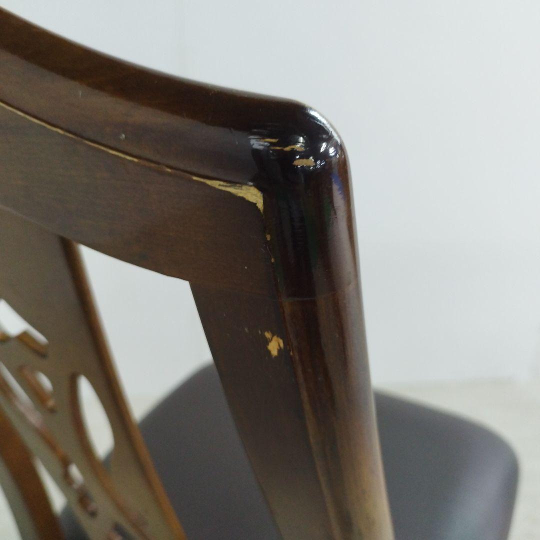 ② カリモク コロニアル アームレスチェア ダイニングチェア