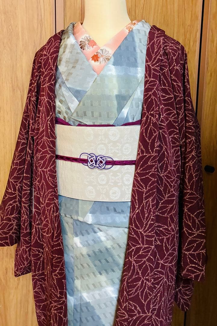 ◆着物　正絹　小紋　丈長め　　　　　　今月のお勧め♪