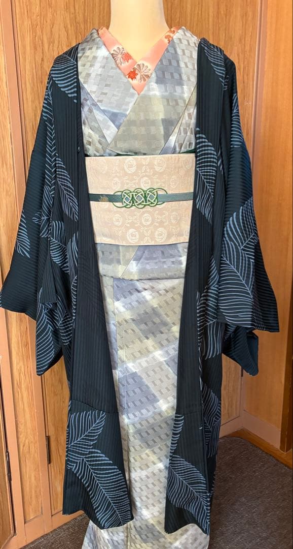 ◆着物　正絹　小紋　丈長め　　　　　　今月のお勧め♪