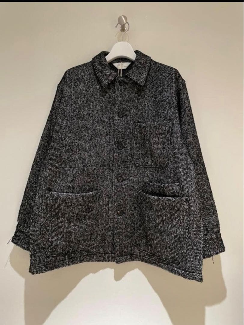 ジャケット・アウター ANCELLM Herringbone Wool Coverall