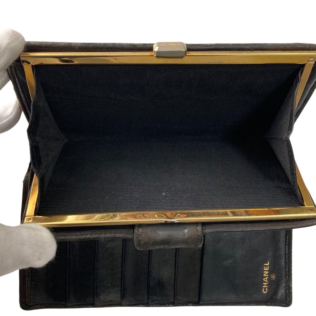 シャネル CHANEL ビコローレ 長財布 折財布 ココマーク