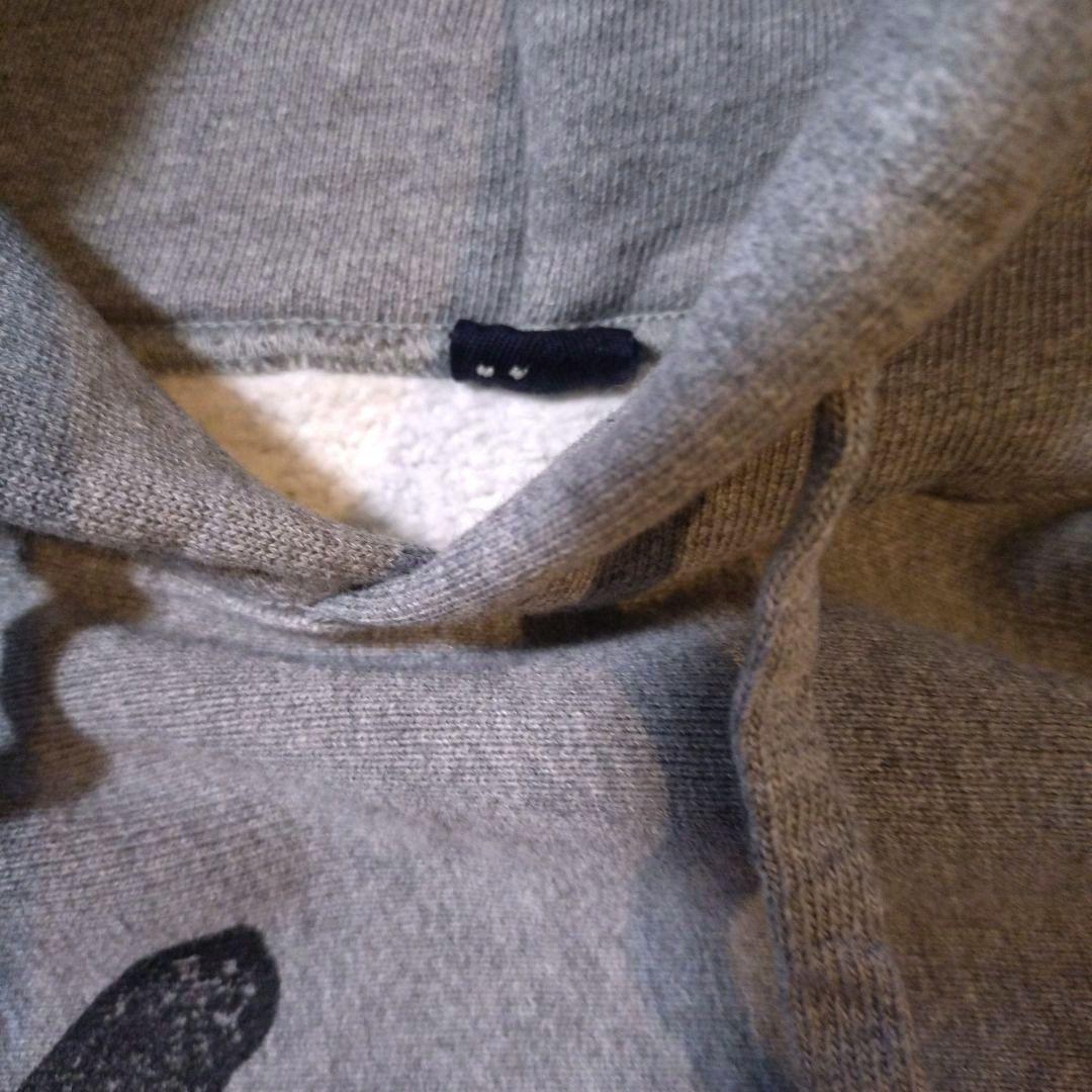 【未使用タグ付】45Rコノッキ君ベタッチプリントの908裏毛フーディ (トップ)