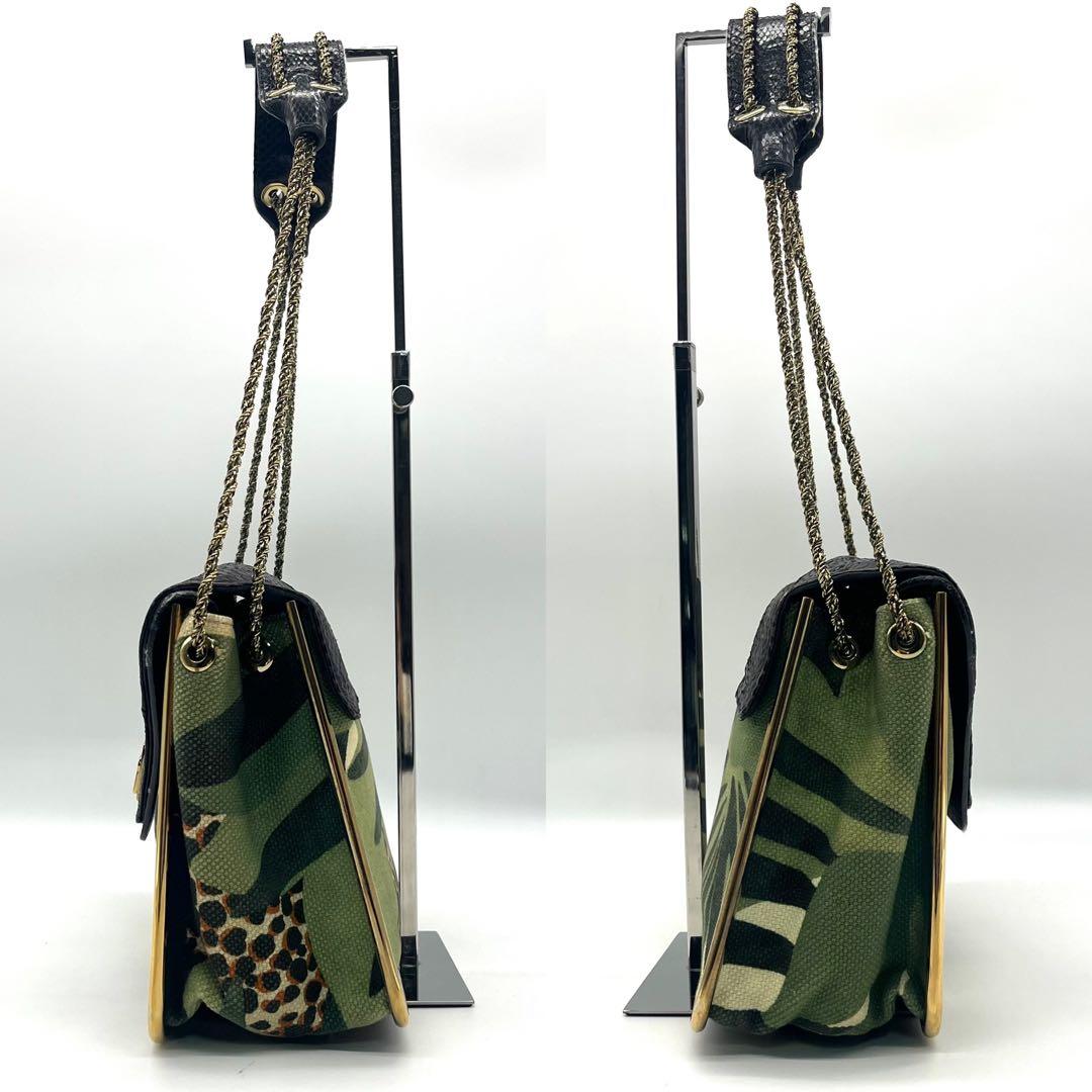 Chloe クロエ ハンドバッグ ヴィンテージ パッチワーク レオパード