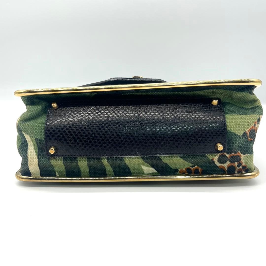 Chloe クロエ ハンドバッグ ヴィンテージ パッチワーク レオパード