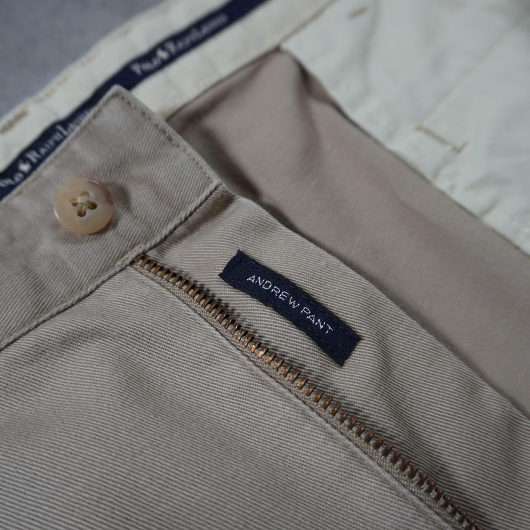 PoloRalphLauren 90s ポロチノANDEW 2タックチノパン古着
